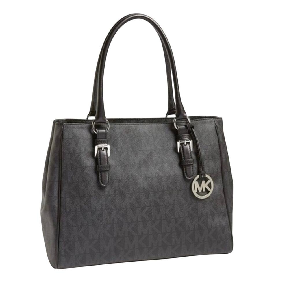MICHAEL KORS Jet Set MK Signature Work Tote Bag Office Busines Classic Timeless